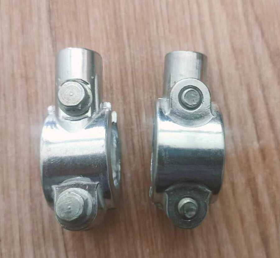 8MM Mirror Mount Bracket Clamps Dirt Bike ATV Z50 Motorcycle Scooter 22MM silver