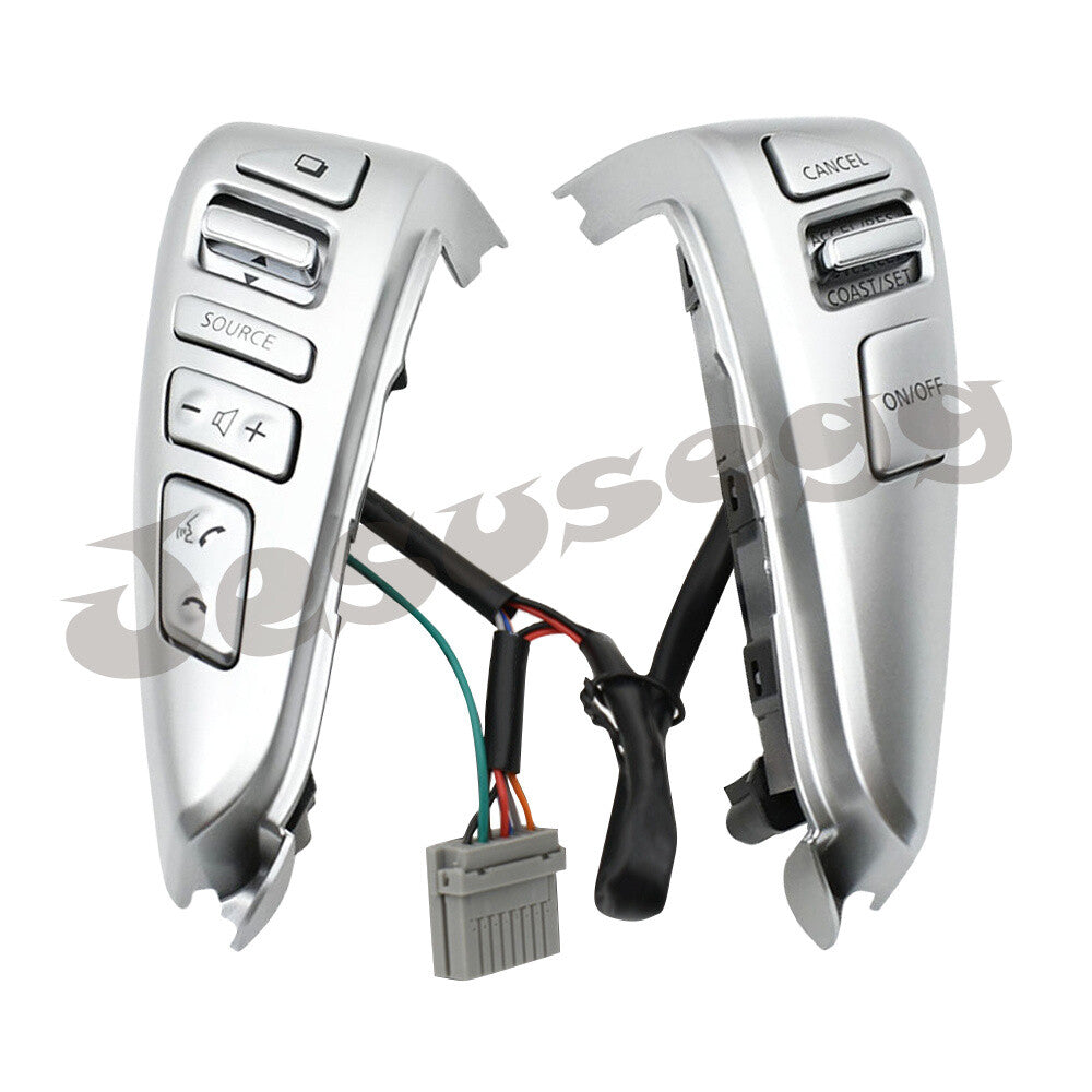 Steering Wheel Cruise Control Media Volume Switch Fits Tiida Sylphy NV200 Silver