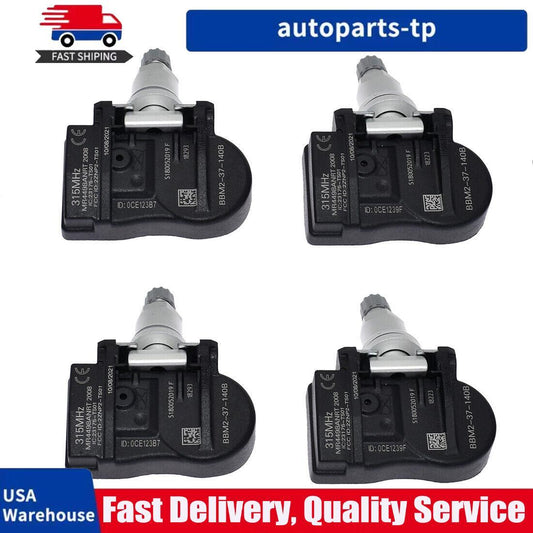 4x Tire Pressure Sensor for Mazda 2 3 5 6 CX-7 CX-9 MX-5 315MHz BBM237140B