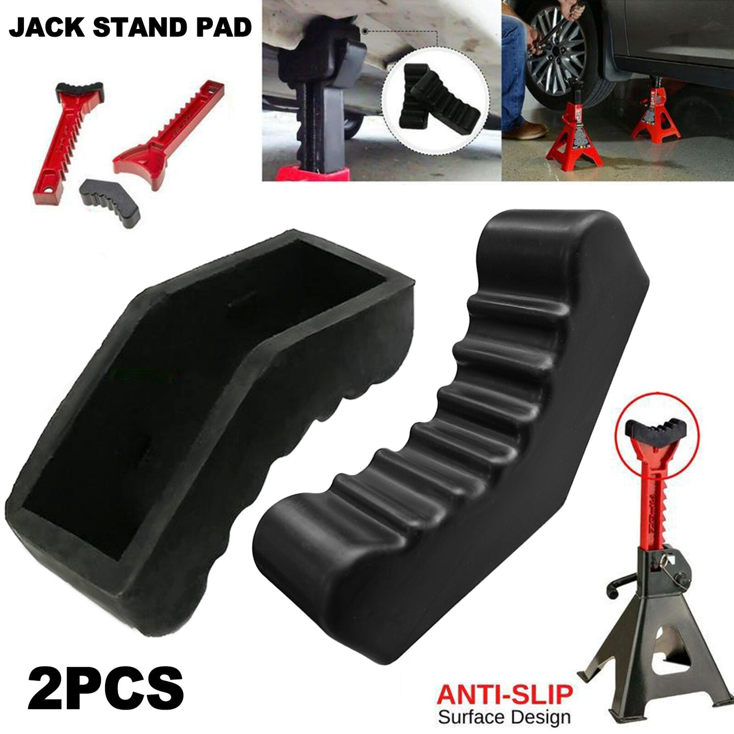 2 3 tonne jack rubber pad rubber block car jack rubber buffer jack stand