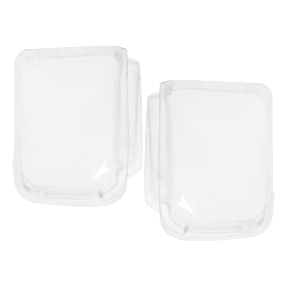 2x LH RH Headlight Lens Cover no Glue Fit for Sierra 1500 2500 3500 14-18