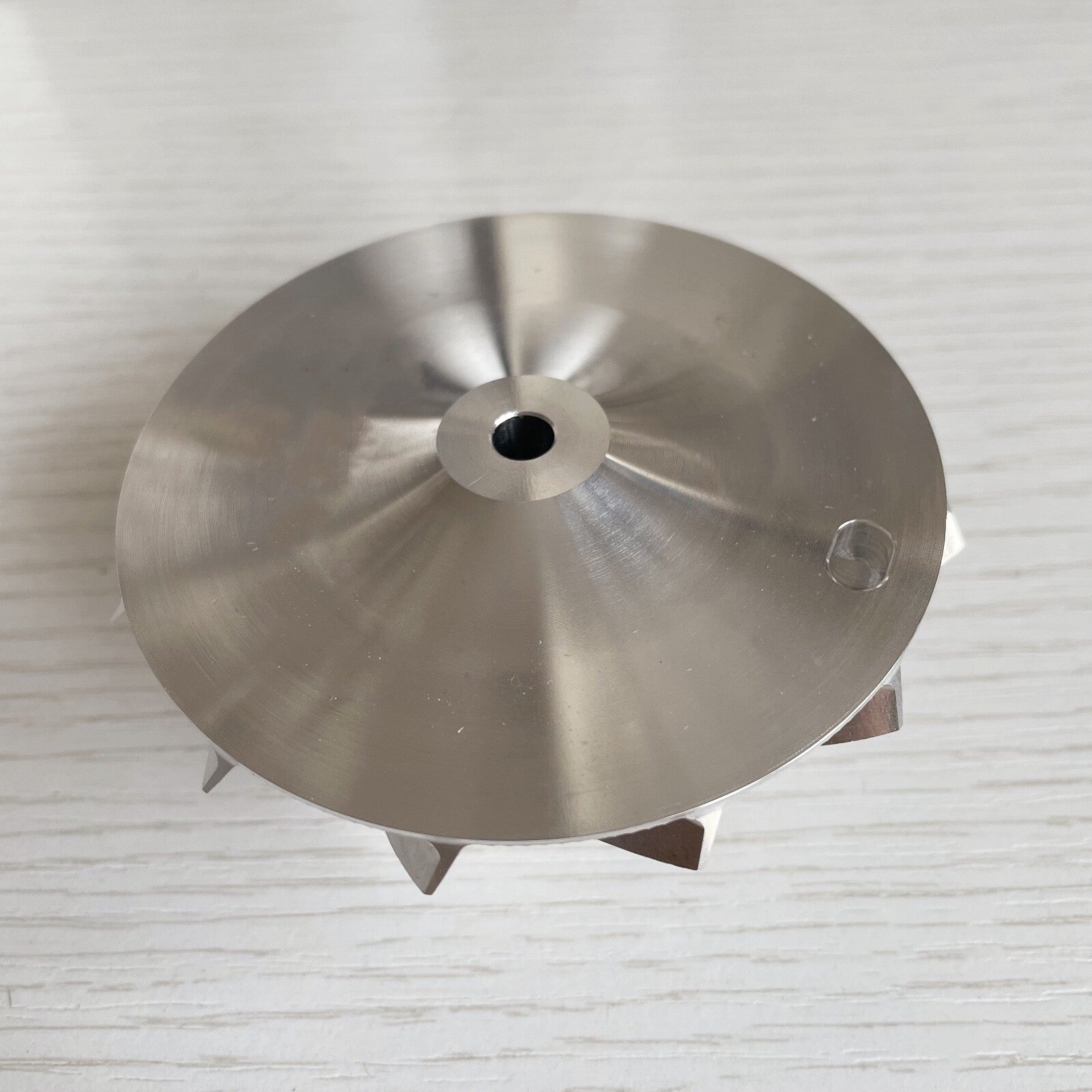 Custom reverse 6+6 blade 57.04/76.13 mm performance billet compressor wheel