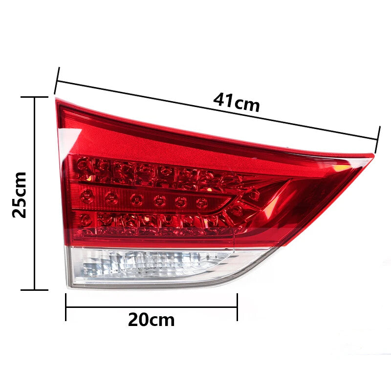 Left for Toyota for Sienna 2011-2014 Inner Tail Light Rear Brake Reverse Stop Lamp