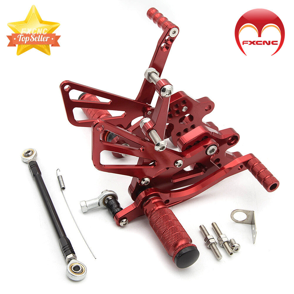 Suitable for Kawasaki ZX10R 2004-2005 CNC adjustable gear footstool, foot spikes, and pedals (GP-).