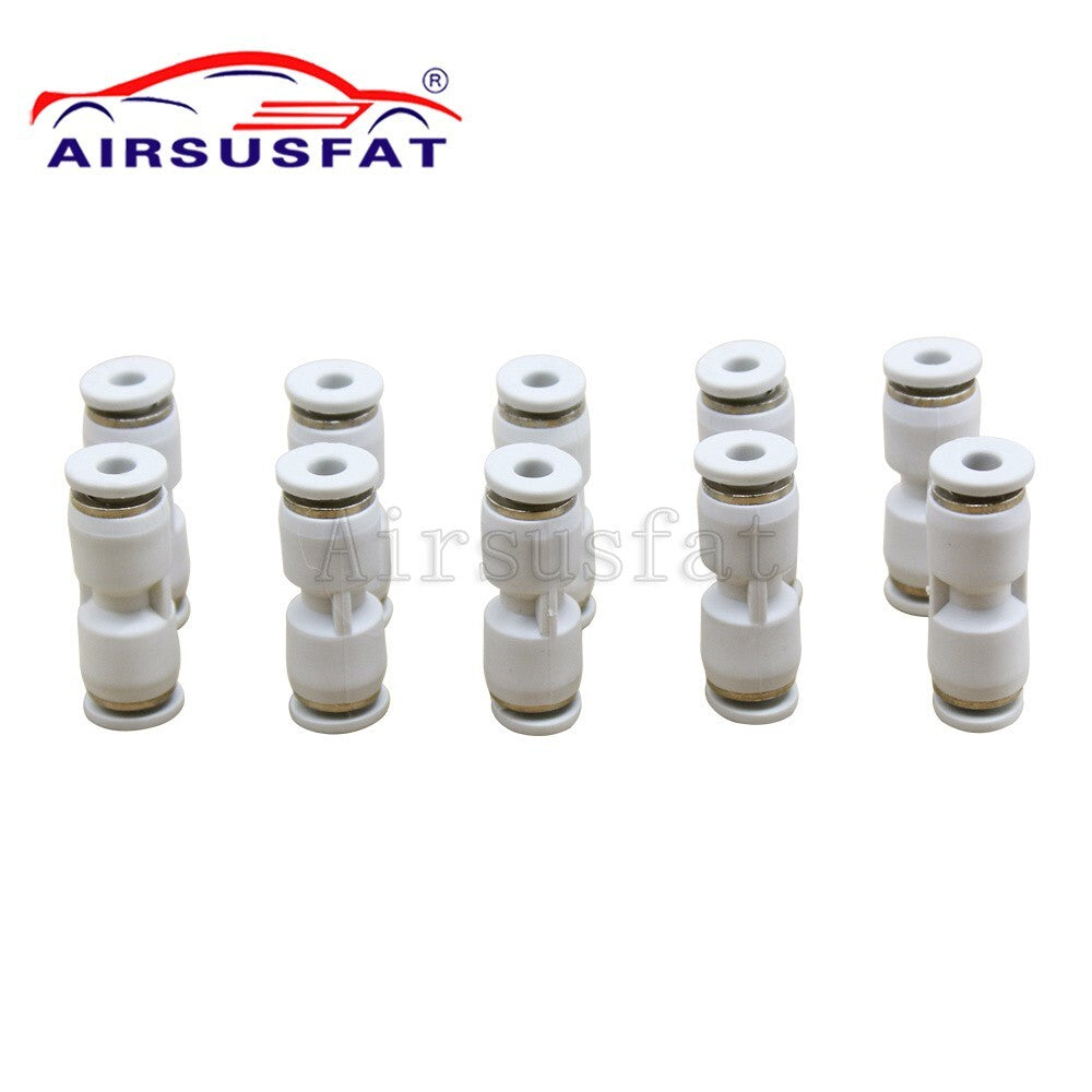 10x 4mm Straight Connector for Mercedes Air Suspension Air Hose Repair