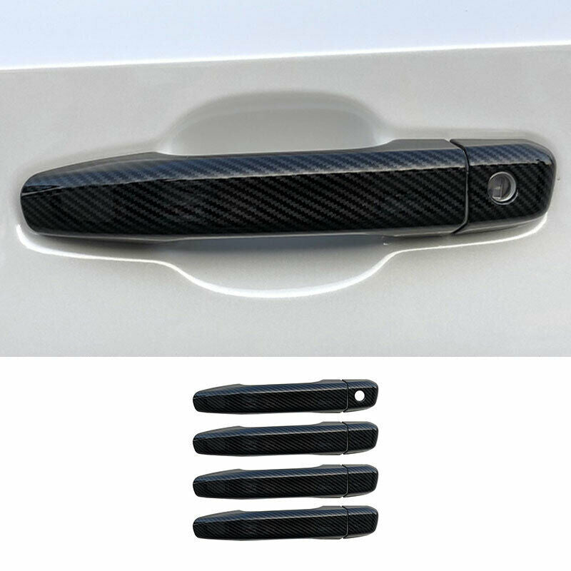 8P for Honda Accord 10th 2018-2022 Carbon Fiber Outside Door Handle Cover Trim