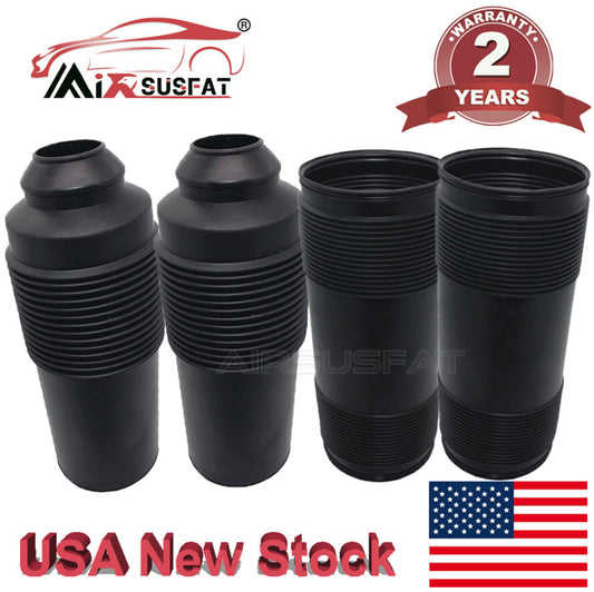 FRONT + REAR HYDRAULIC R230 SHOCK DUST COVER for MERCEDES ABC SL500 550 SL55 AMG