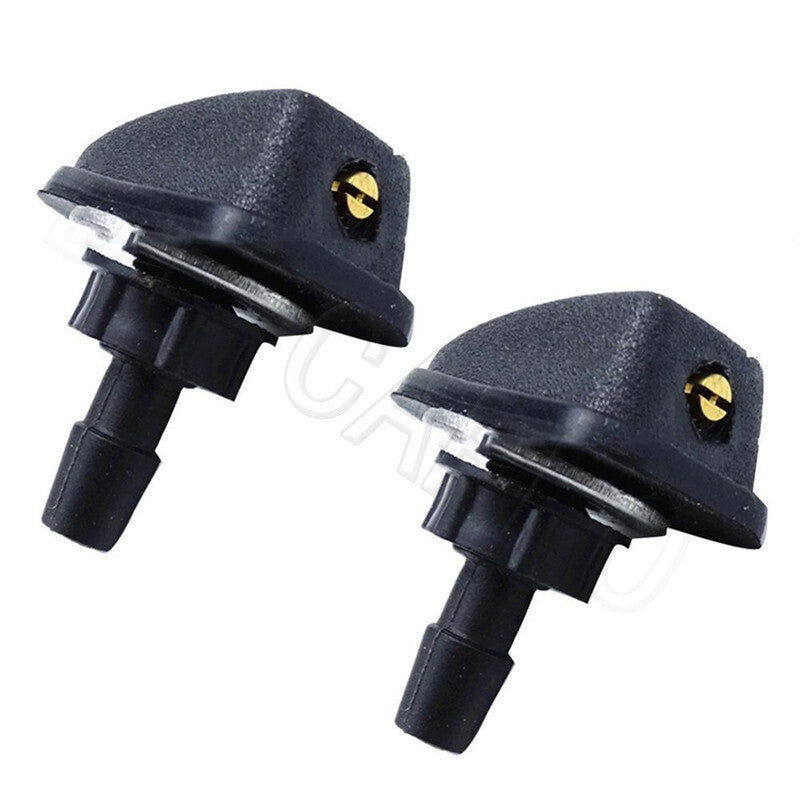 2pcs Car Universal Windshield Washer Nozzle Wiper Water Spray Jet Sprinkler Auto