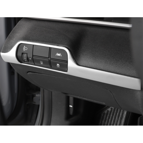 for Hyundai for Elantra 2021-2023 Matte Silver Headlight Switch Button Cover Trim