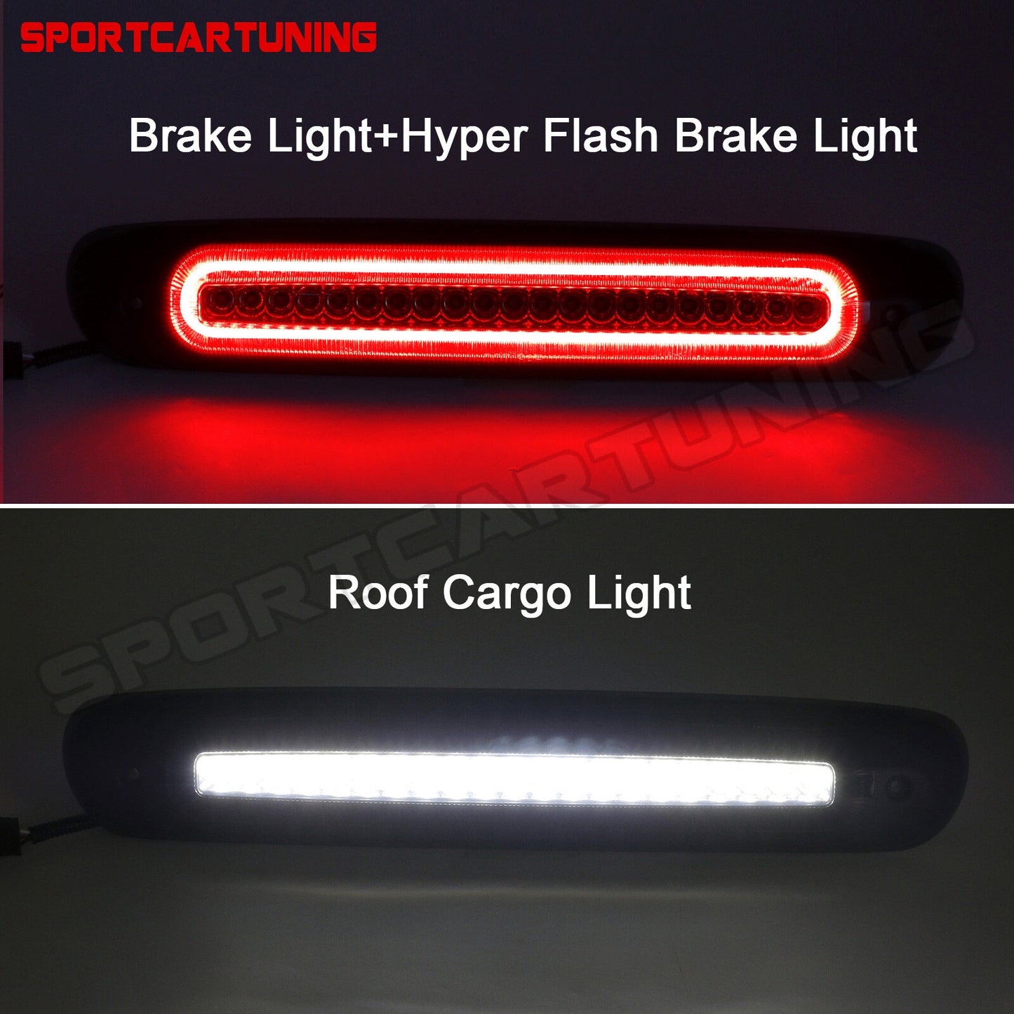Suitable for 07-13 for Chevrolet Silverado for GMC for Sierra LED third brake cargo light smoked
