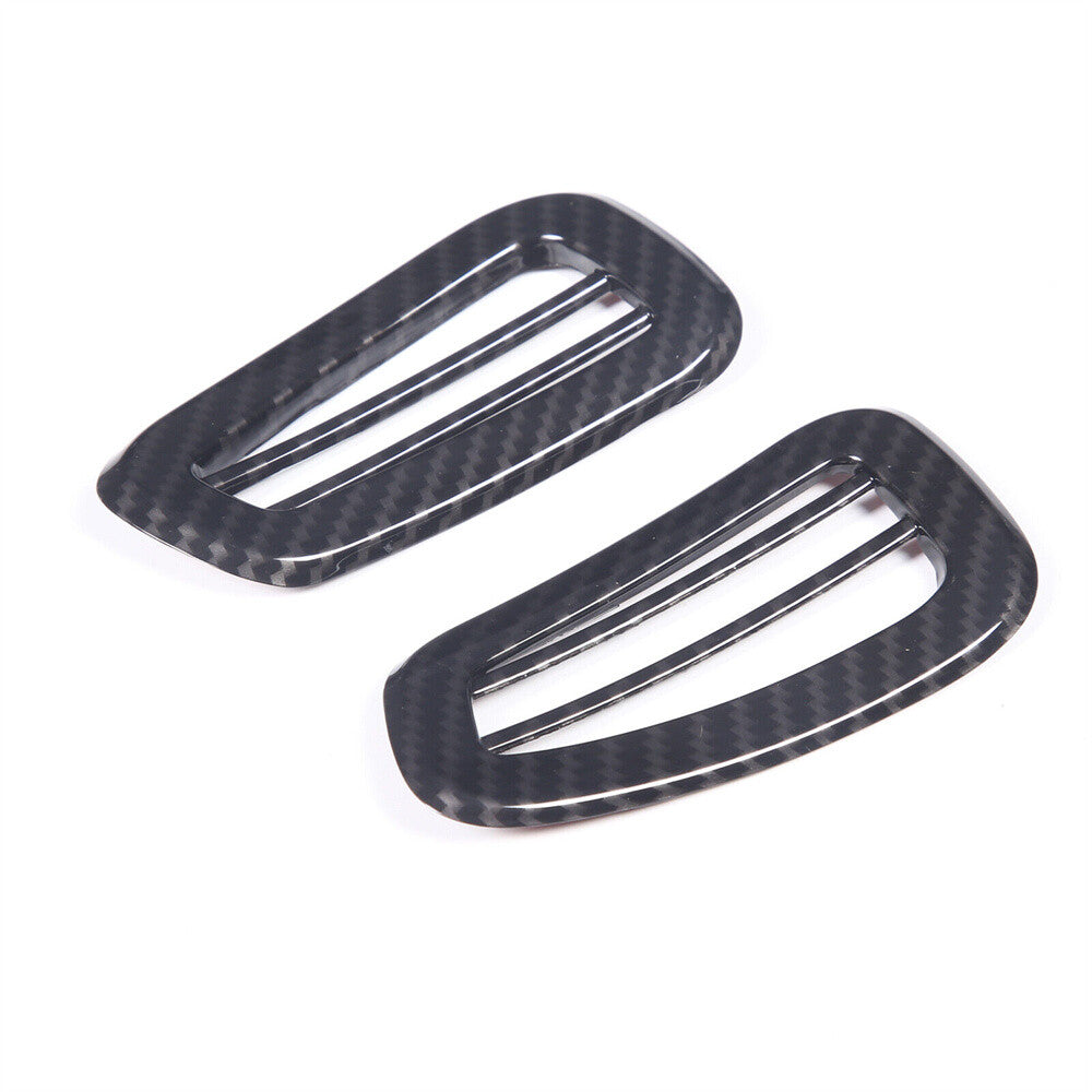 Carbon Fiber ABS A-Pillar Air Vent Outlet Trim for Chevrolet for Corvette C8 2020-23
