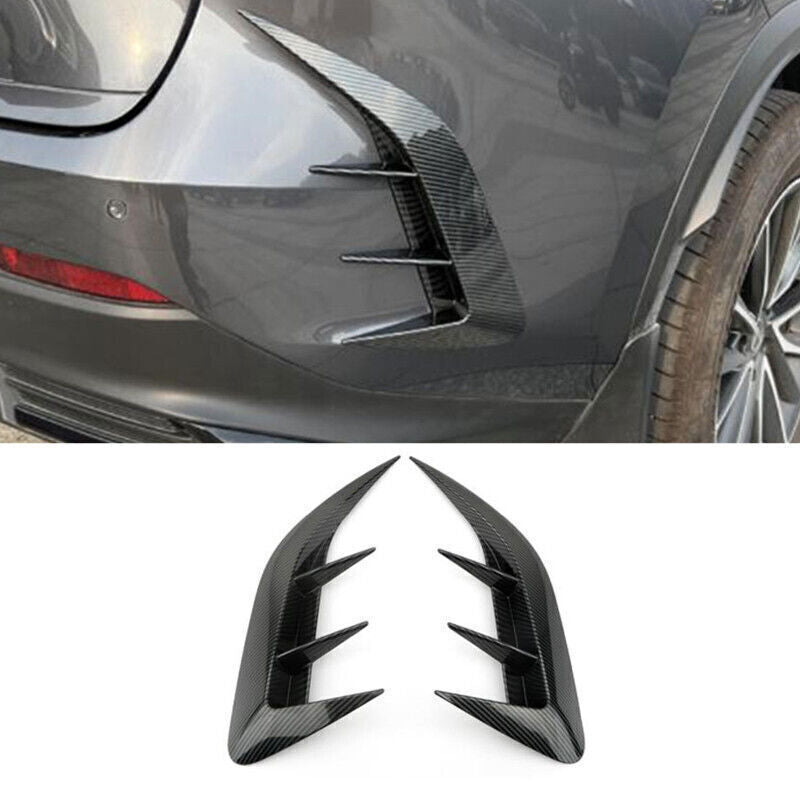 for Lexus NX250 350 450h 2022-24 Carbon Fiber Rear Air Vent Outlet Spoiler Trim