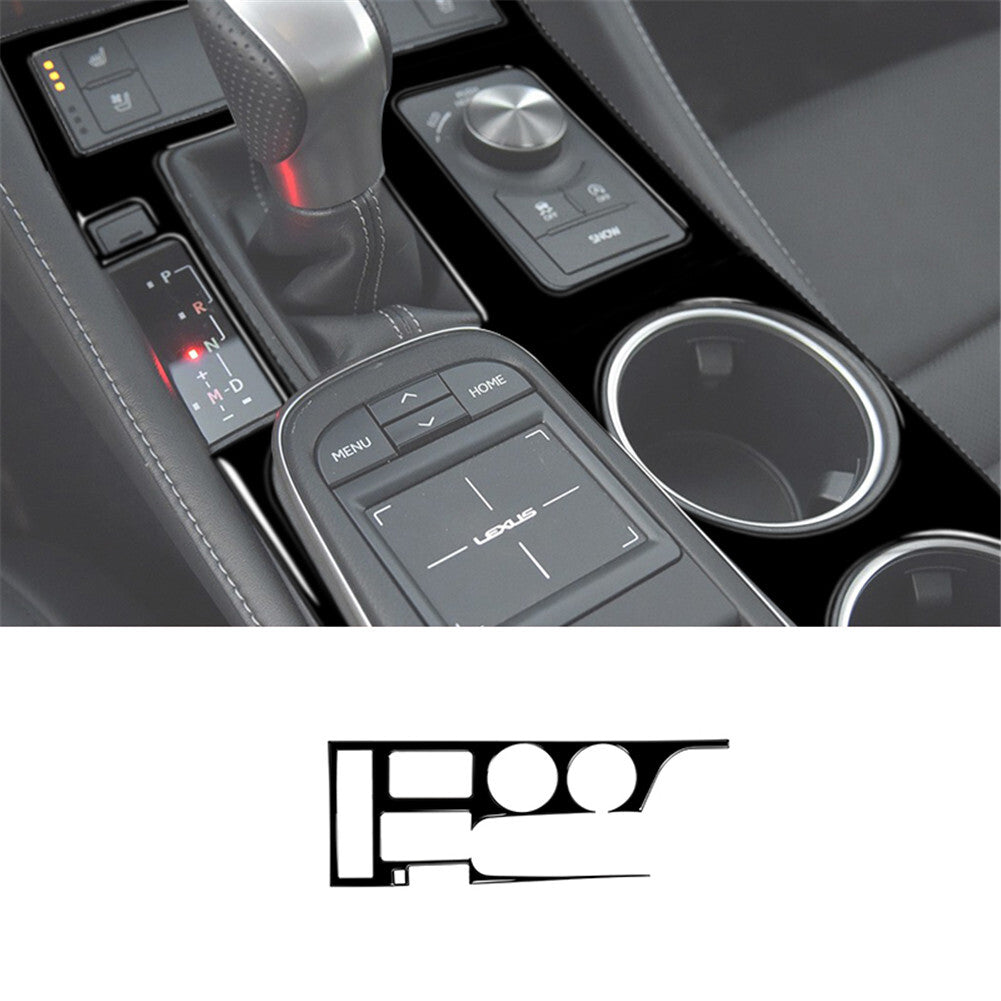 Gloss Black Gear Shift Panel Cover Trim for Lexus RC300 350 200T 2015-2020