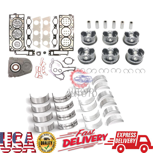 M272 3.0L Engine Overhaul Gaskets Kit Fits for Mercedes-Benz C230 E300 W211 W164