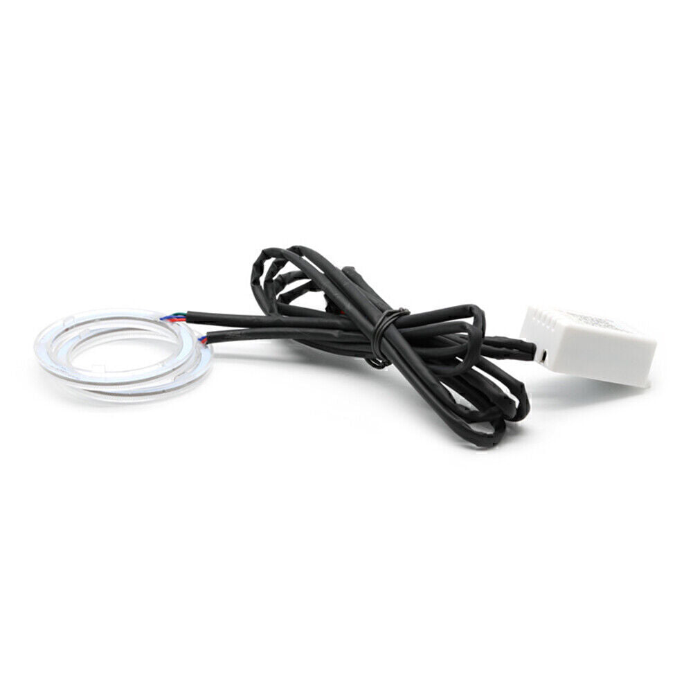 120mm RGB Automotive COB LED Angel Eye Light Halo Light Remote Control Kit