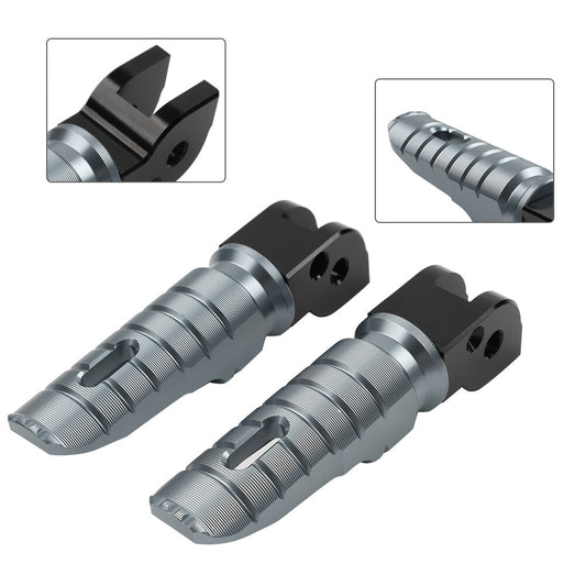 Passenger Rear Footrests Foot Peg for Ducati Multistrada 1200 10-17 1260 Gray
