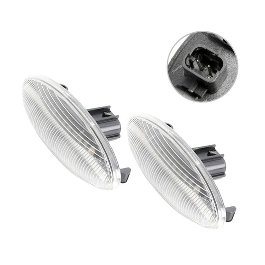 2Pcs Turn Signal Lamp Side Marker Light LED Clear for Toyota for Corolla Auris Yaris
