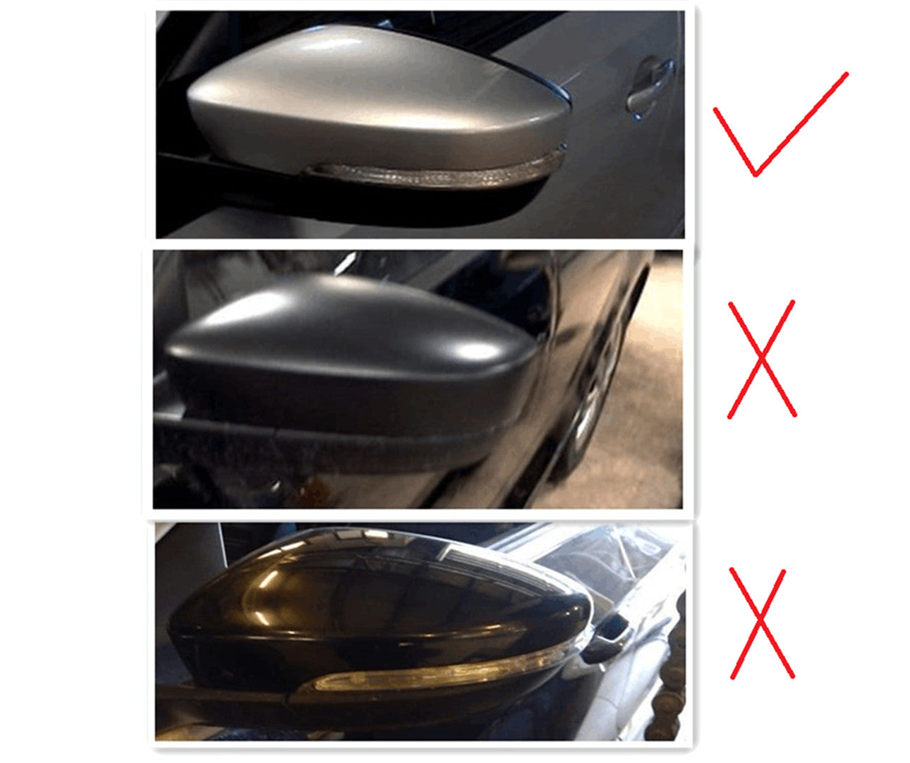 L&R rearview mirror cover kit is suitable for Volkswagen for Jetta MK6 11-17