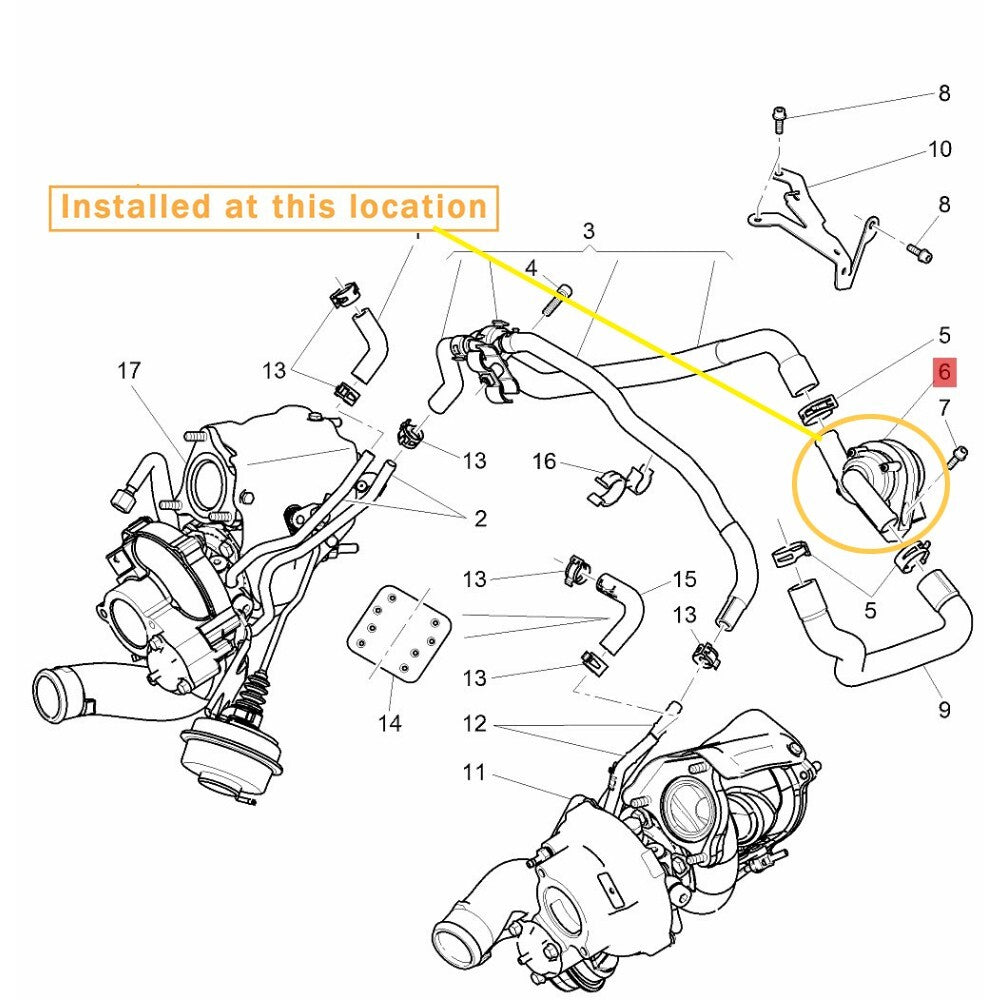 Equipment Manufacturer ( ) for Additional Water Pumps for Bentley GT: 3W0965561C