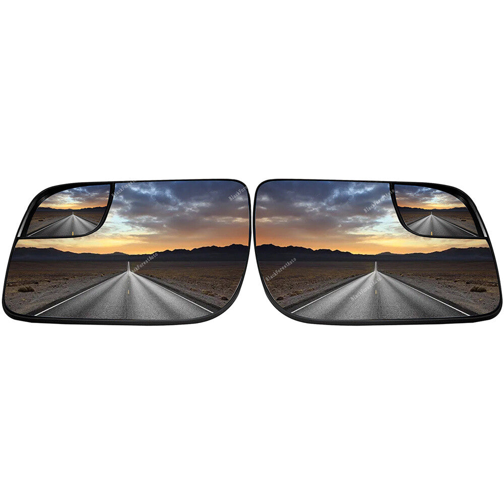 Mirror Glass 5.25 Inch Heated Convex Spotter LHRH for Ford Explorer 2011-2019