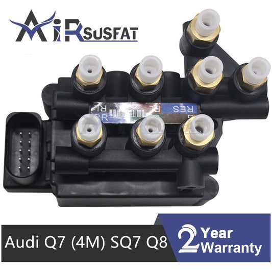 for Audi Q7 (4M) SQ7 Q8 2016-2021 Air Suspension Solenoid Valve Block 4M0616013A