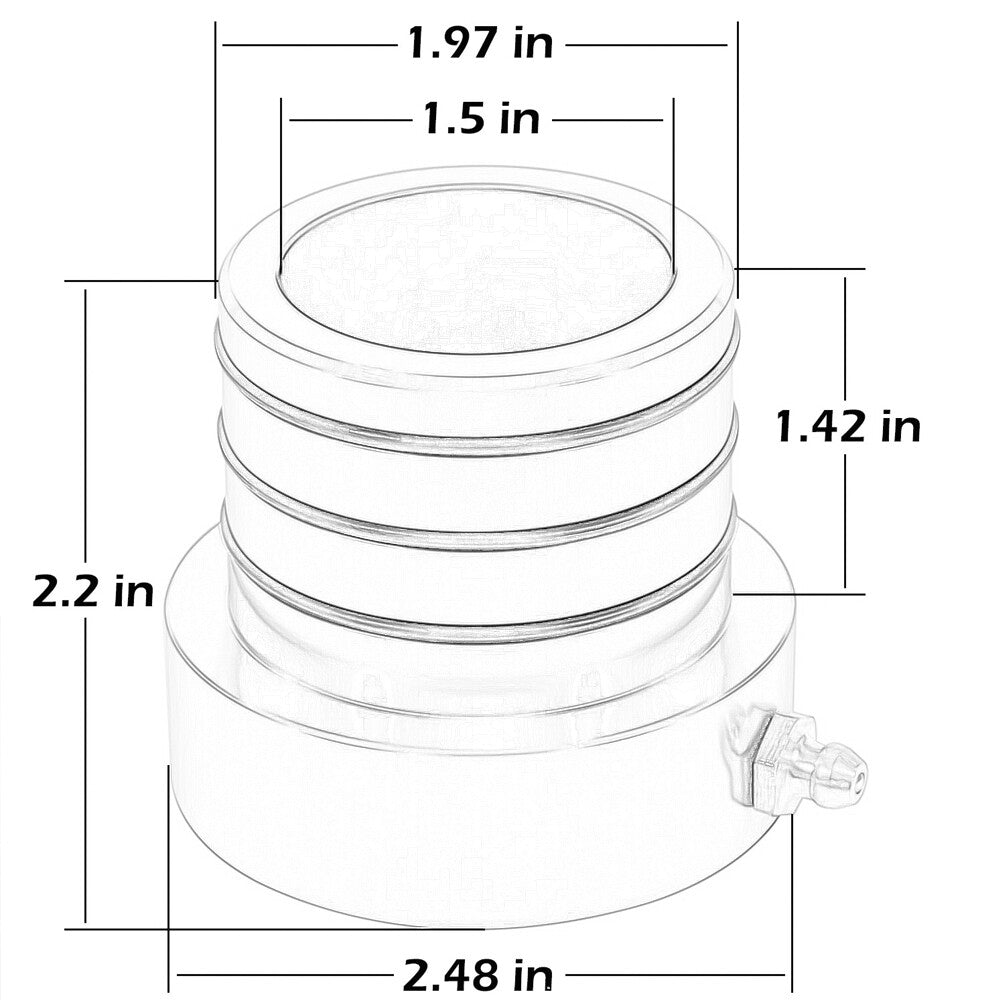 Front Axle Tube Seal Pair+Inner Axle Side Seal Installation Tool for Dana 30/44