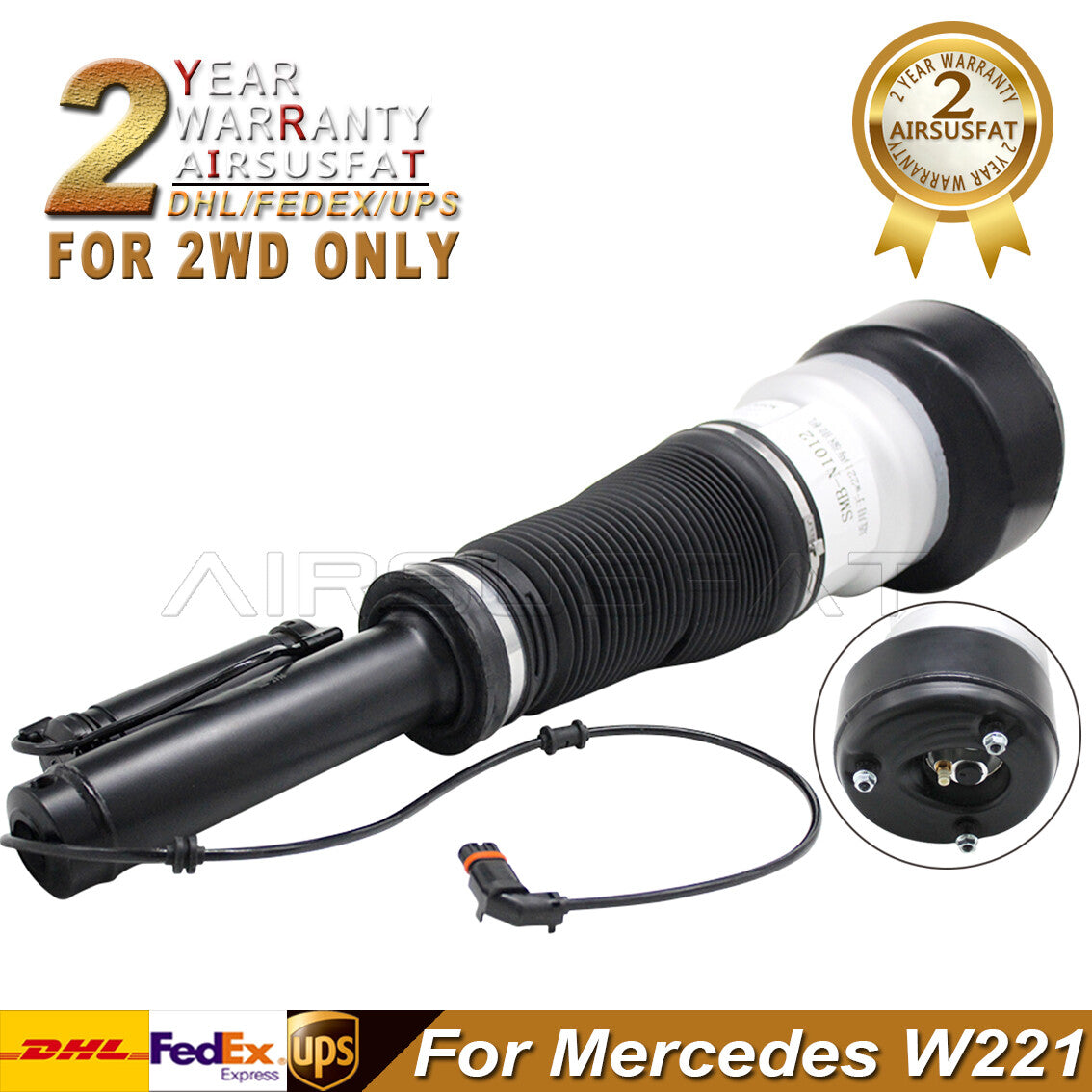 2213204913 Front Left/Right Air Suspension Shock Absorber for Mercedes W221 S550