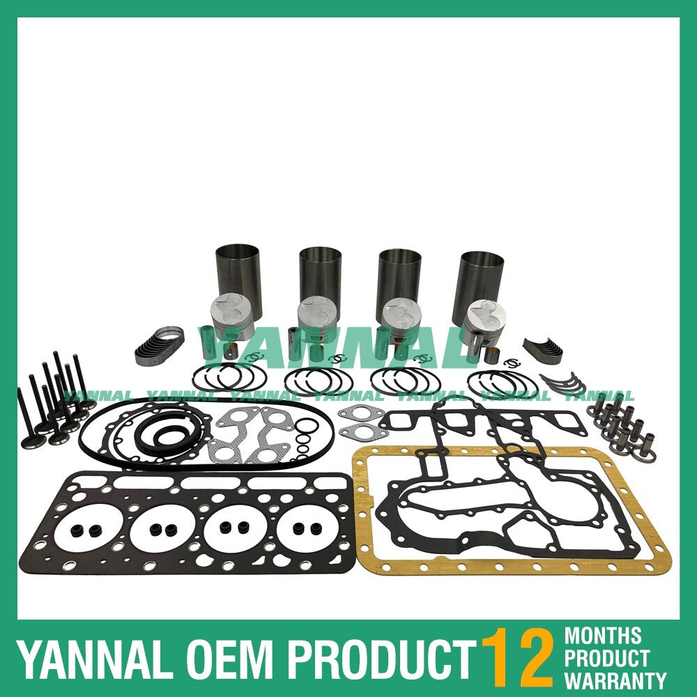 new V1903 rebuild overhaul kit with gaskets and bearings suitable for Kubota Exca