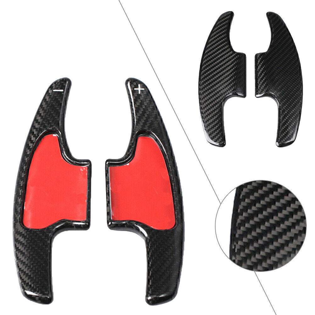 2X Carbon Fiber Car Steering Wheel Shift Paddle Extension for Honda Fit 2018
