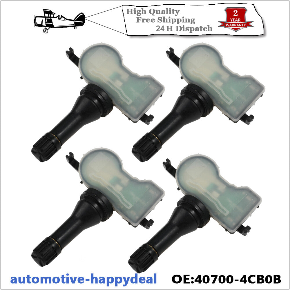4X TYRE PRESSURE MONITORING SENSOR for NISSAN QASHQAI II J11 2015-ON 407004CB0A