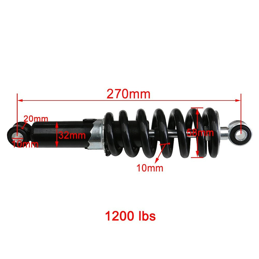 270mm 10.5-inch rear shock absorber, off-road bike trail Apollo Taodao SSR all-terrain four-wheel vehicle