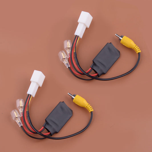 2Pcs Reverse Camera Retention Wiring Harness Cable Connector Fit for Toyota