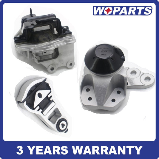 3PC Engine Motor  Trans Mount Set Fit for 2011-2015 for Ford Explorer 3.5L For