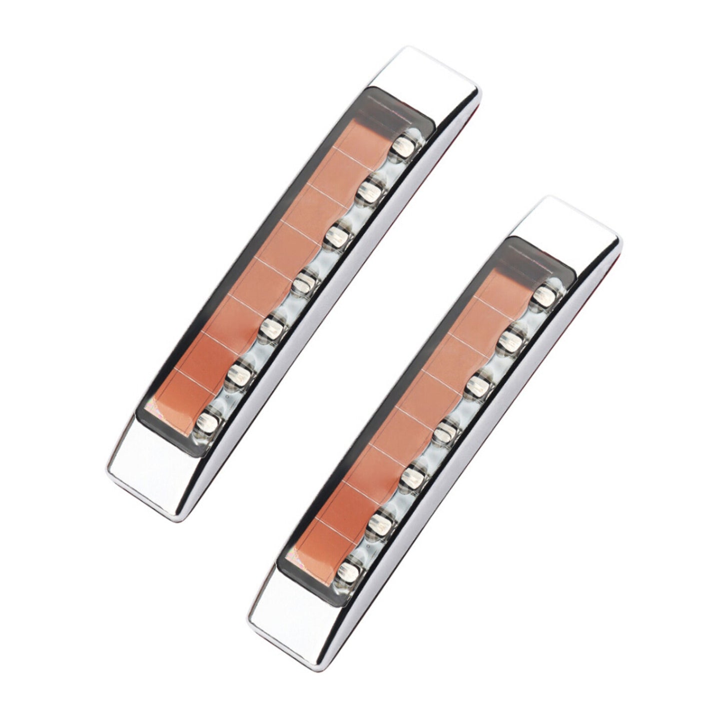 7 Colors Solar LED Car Door Edge Body Scratch Bar Emergency Strobe Warning Lamp