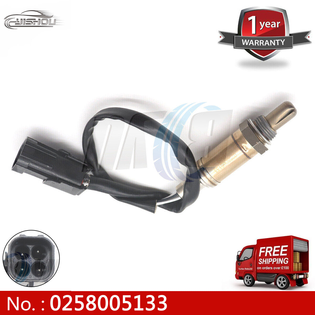 0258005133 is a new oxygen sensor for ZAZ, VAZ 2112, 211, 2115, BA3, for Lada , DIVA, and NIVA.