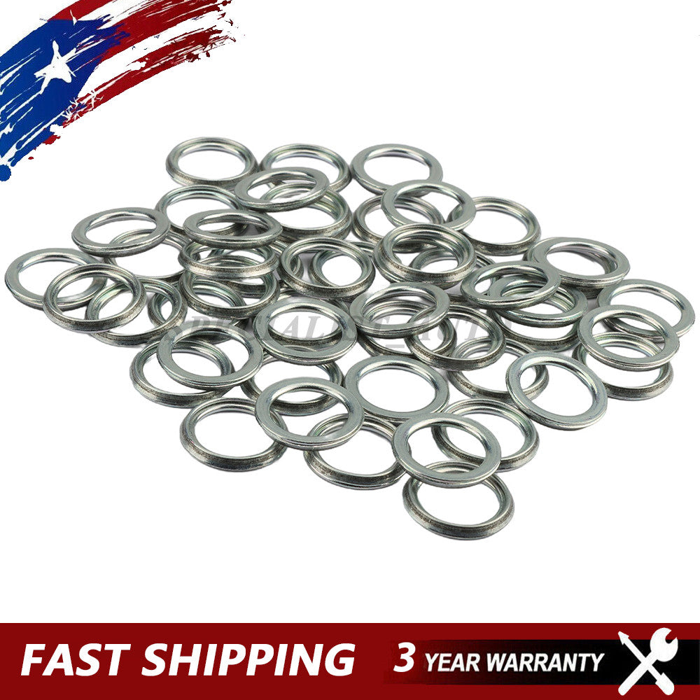 100x Fit for Toyota for Lexus Car Transmission Drain Plug Gasket 1984-2018 35178-30010