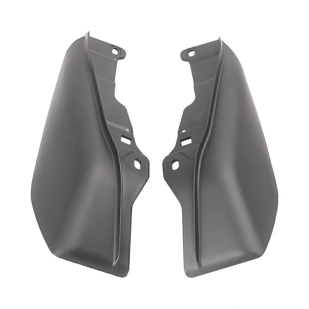 2x Black Mid-Frame Air Deflector Trim for Harley Touring 2009-2016 2015 14 13 12