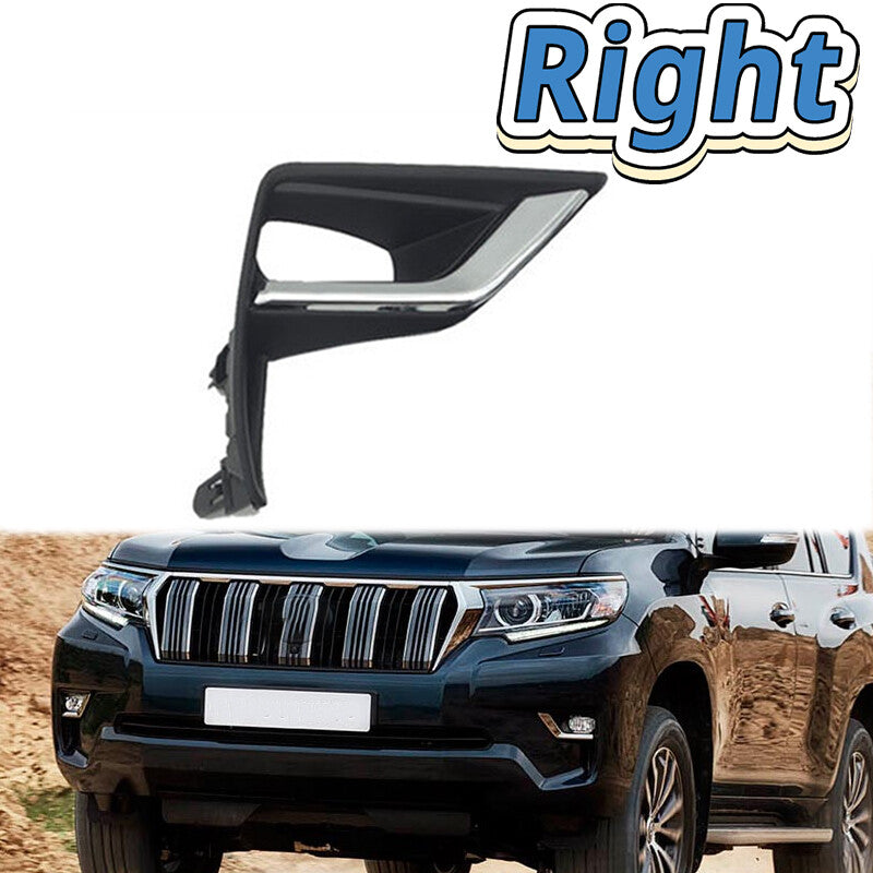 Right for Toyota for Land Cruiser Prado FJ150 2018-2020 Front Fog Light Trim Cover