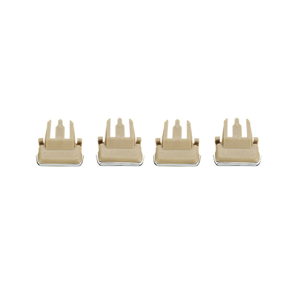 Fits for Toyota for Corolla 4Pcs Front A/C Center Dash Vent Blade Slice Clips Beige