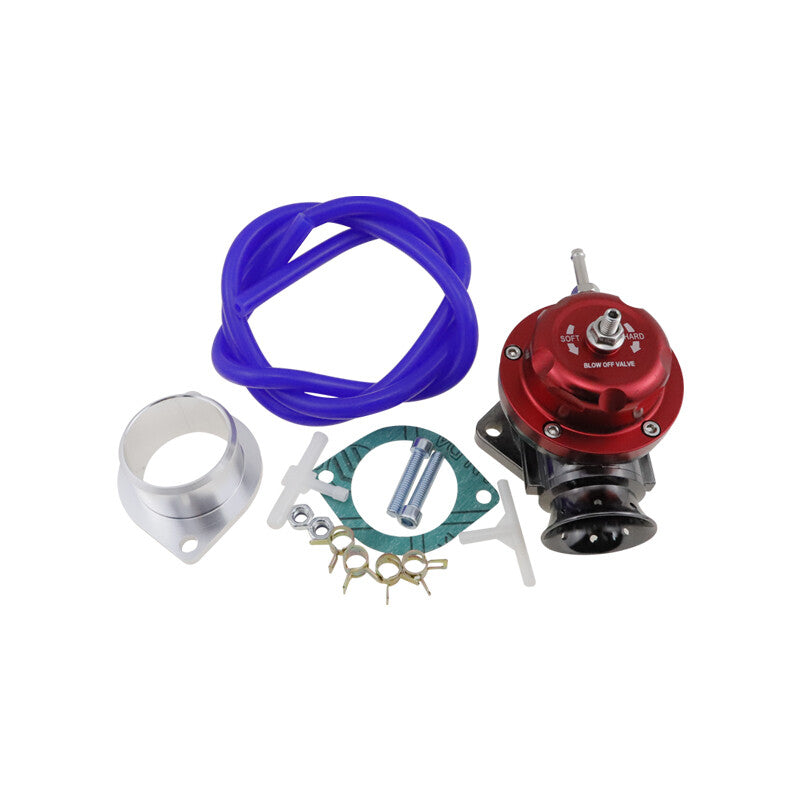 Universal Type-RS Turbo Blow Off Valve Kit Adjustable 25 psi BOV Blow Dump RED