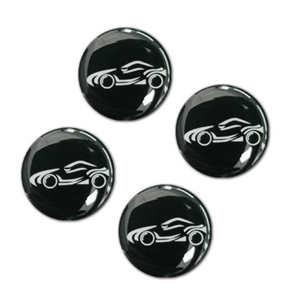 4Pcs Car Door Keyhole Cover Key Hole Protection Sticker Decal Auto Accessories