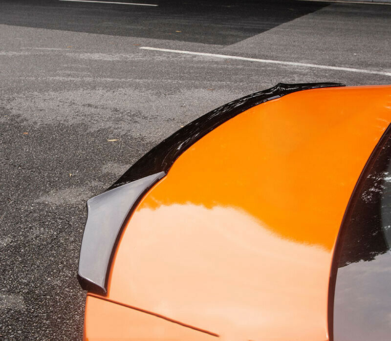 Carbon Look Rear Trunk Lip Spoiler Decor Wing for Mazda 3 Axela sedan 2019-2024