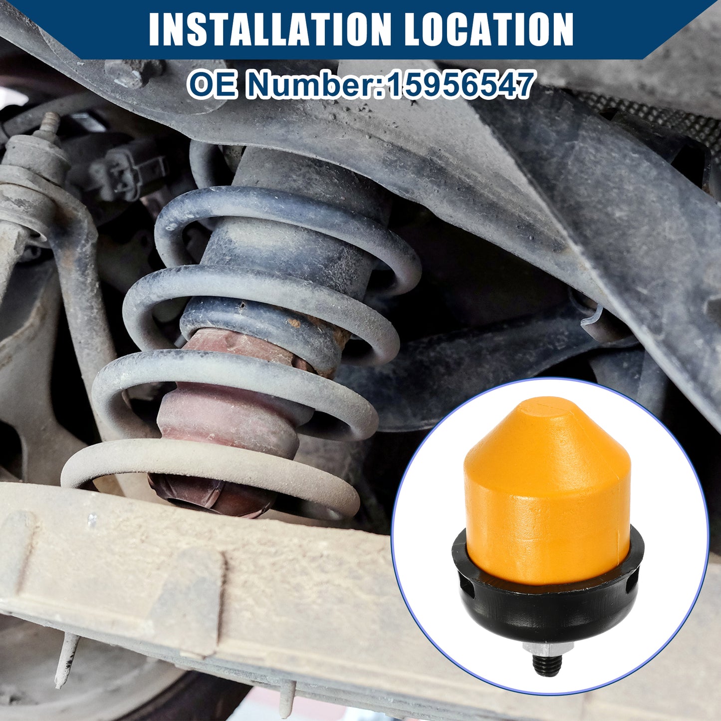 No.15956547 Suspension Strut Bumper Bump Stop for Chevrolet Silverado 1 Pcs