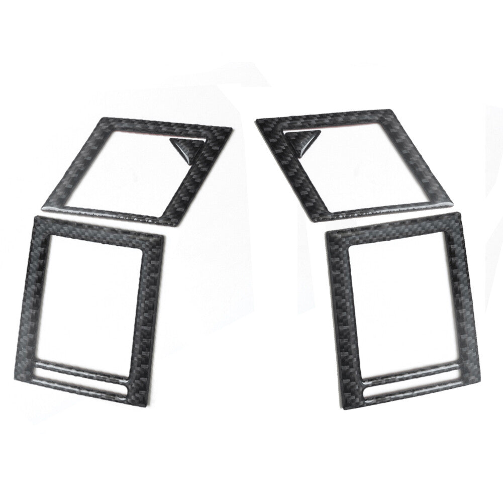 6Pcs Carbon Fiber Interior Side AC Air Vent Cover Trim for Chrysler 300 2005-07