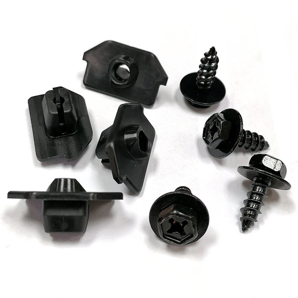 5 Kit Car Front Bumper Side Rack Retaine Screw Nuts for Toyota for Lexus Prius
