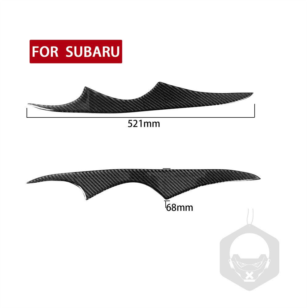 2¡ÁCarbon Fiber Front Headlight Eyelids Eyebrow Cover for Subaru Legacy 2006-2008