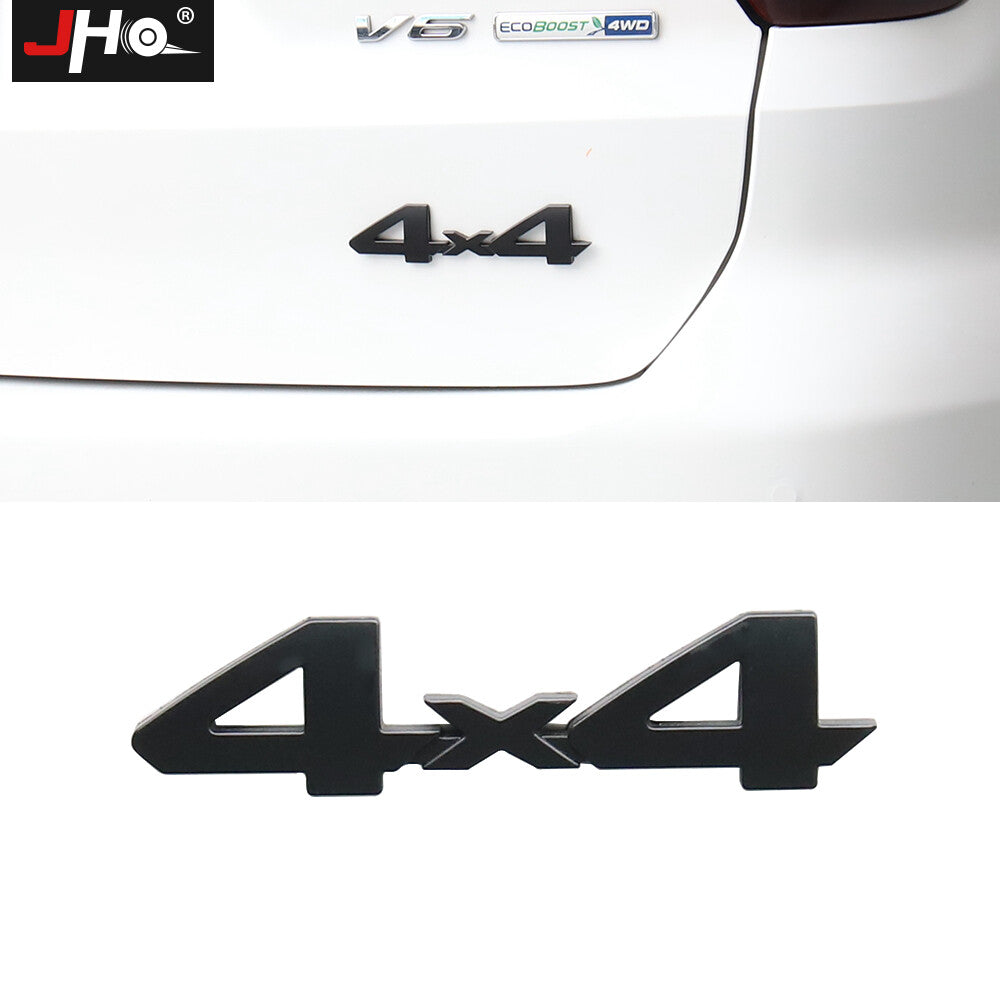 Glossy Black Large 4¡Á4 Logo Letter 4x4 4wd Emblem All Wheel Drive Badge Sticker