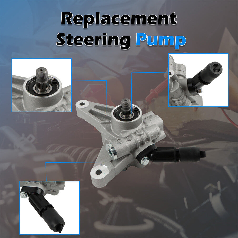 Power Steering Pump For 2003-2007 for Honda Accord 3.0L 2997CC V6 GAS SOHC 21-5349