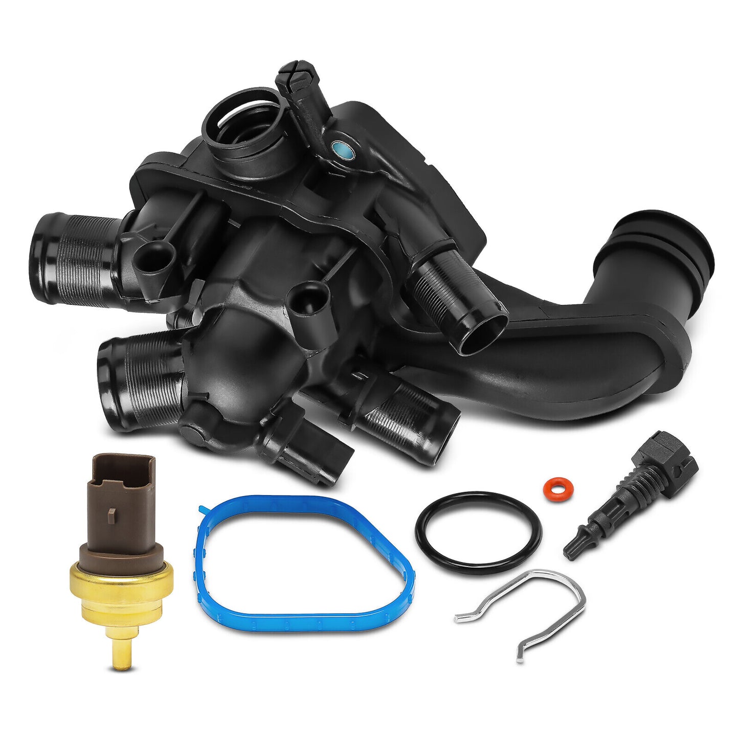 Engine Coolant Thermostat Assembly With Sensor for BMW for Mini Cooper 11537534521