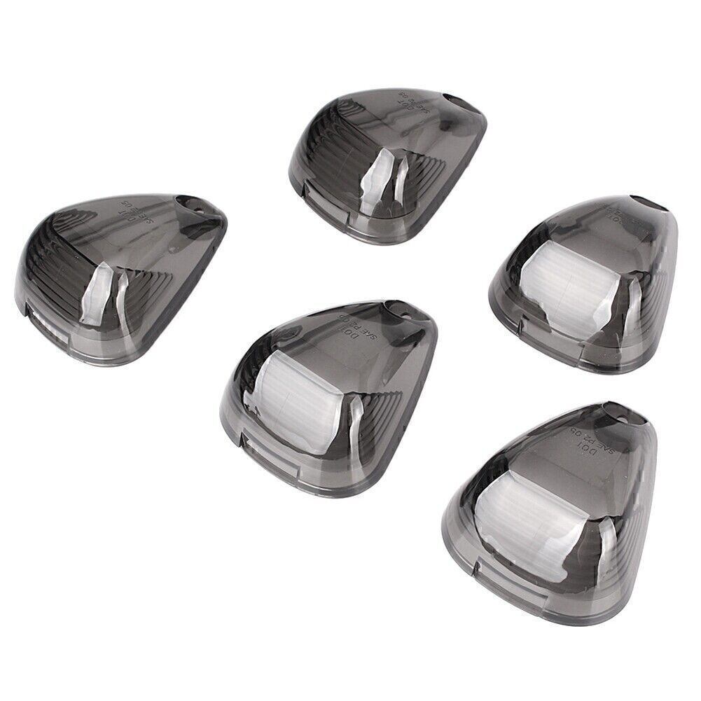 Smoke Roof Light Covers Cab Marker Top Lens Cover for Ford F250-550 SuperDuty